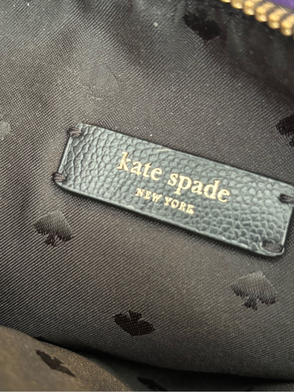 kate spade Black and White Striped Crossbody Bag - Picture 3 of 8